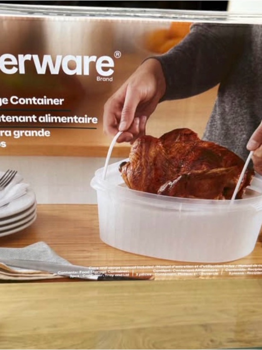 Tupperware XL Food Storage Container (6L / 1.55 gal) – NEW in Box